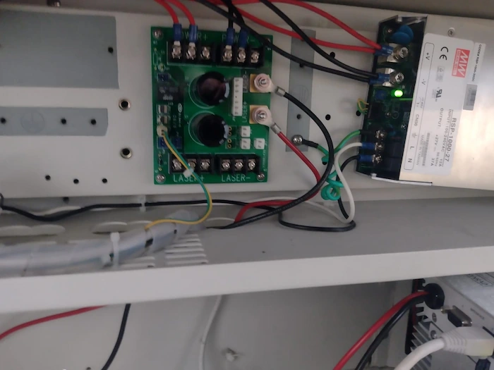 GCC laser cutter power supply unit and laser tube